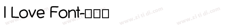 I Love Font字体转换